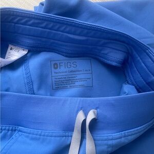 Figs Ciel  Blue Scrub Pants